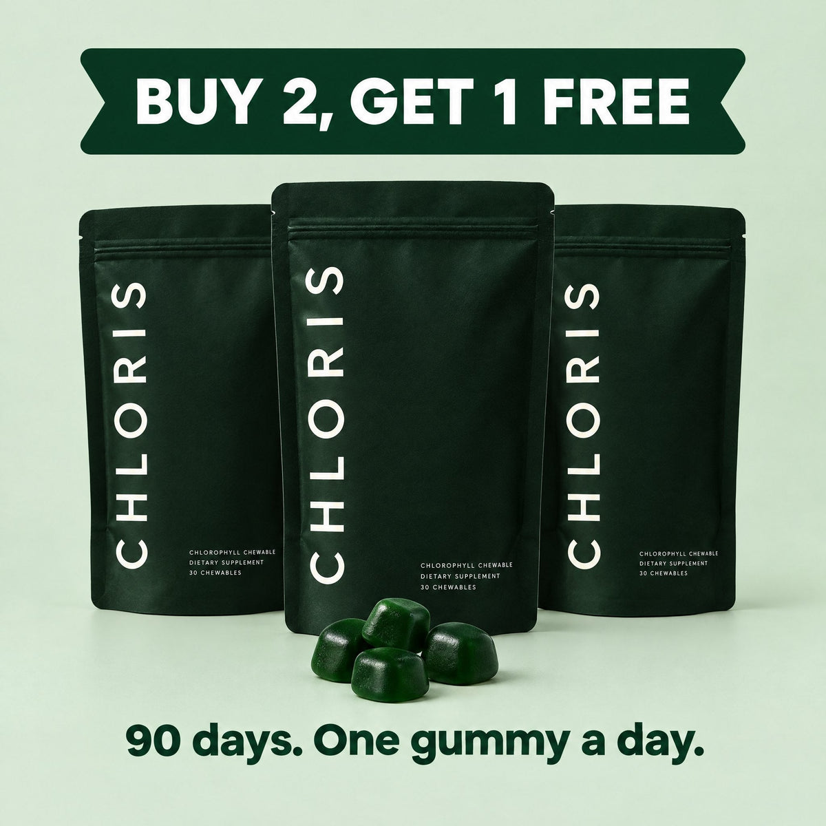 Buy 2, Get 1 Free: 90 days of CHLORIS