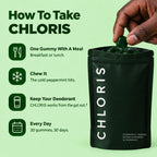 How to take CHLORIS: one gummy with a meal